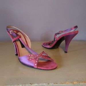 Marc by Marc Jacobs pink bow sample heels